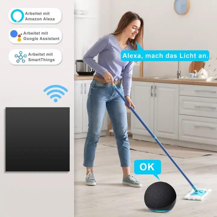 INTRERUPATOR CLICK WIFI+BLUETOOTH SIMPLU NEGRU