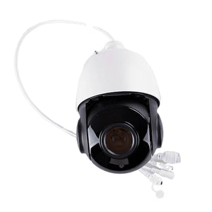 Cameră Supraveghere 5MP WiFi, Zoom Optic 30X, Auto Tracking, Audio, IR 80m, Control Telefon – Full Color Noapte