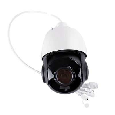 Cameră de Supraveghere Profesională Rotativă Exterior WiFi, 30X Zoom Optic, 8MP, Funcție de Auto-Urmarire, Night Vision 80m, Comunicare Bidirecțională, Aplicație Telefon