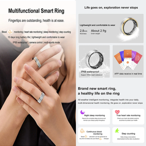 Inel Inteligent - Smart Ring X1 Monitorizare Activități, Rezistent la apa si praf IP68