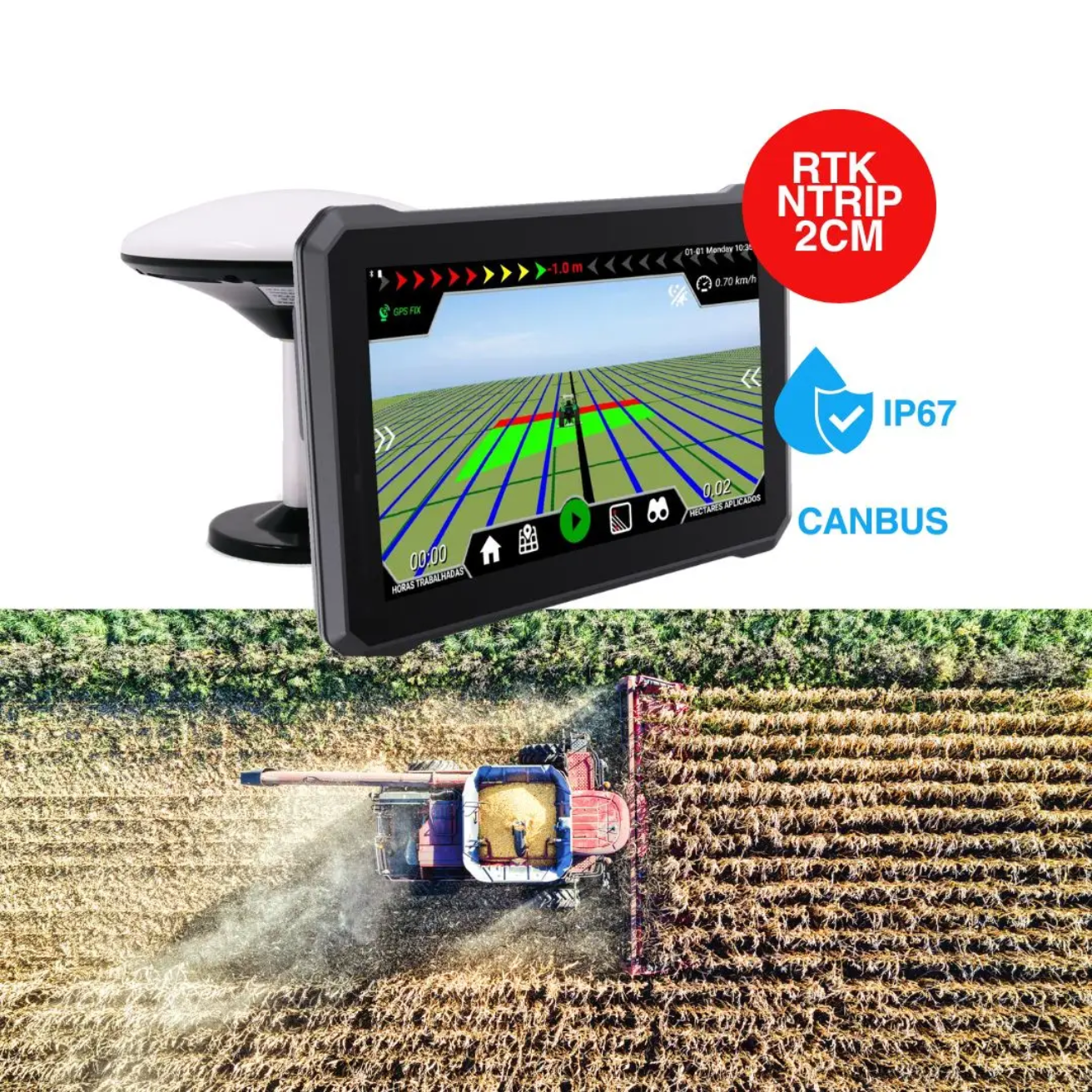 Tractor GPS Guidance System TG-10 Ultra – Tabletă Android 10
