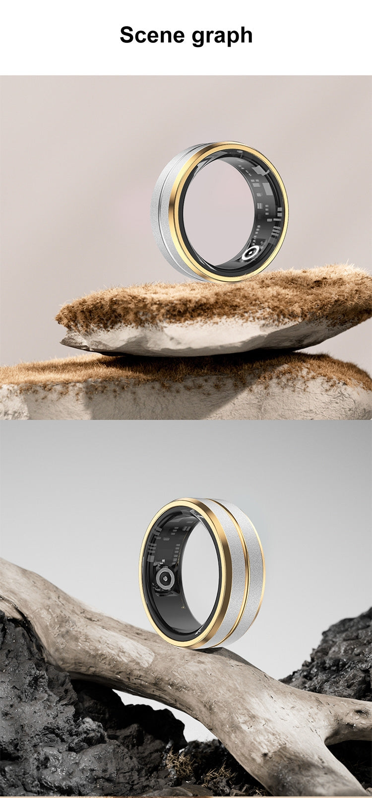 Inel Inteligent - Smart Ring X1 Monitorizare Activități, Rezistent la apa si praf IP68