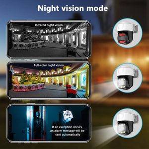Cameră Supraveghere WiFi 5MP Exterior IP66 PTZ – Model NST-IPT7245-WF, Viziune Nocturnă Color, Audio 2 Way, Tuya Smart