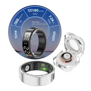Inel Inteligent - Smart Ring R08- Puls, Monitorizare somn, Saturație, Pași, Display,  Rezistent la apa si praf IP68