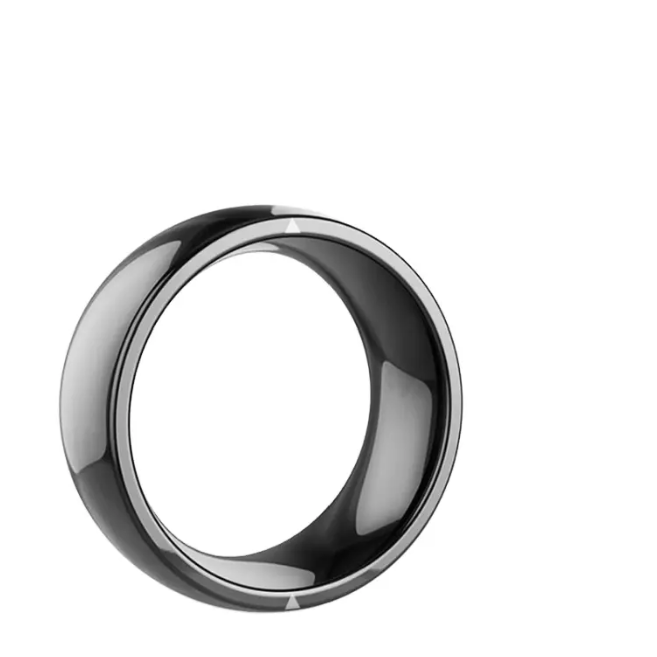 Inel Inteligent - Smart Ring R4 - Functie NFC, IC, ID, Rezistent la apa si praf IP68, Marime 8, Negru