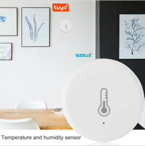 Senzor Inteligent Temperatură și Umiditate ZigBee Tuya – Compatibil Google Assistant & Alexa, Integrare Smart Home