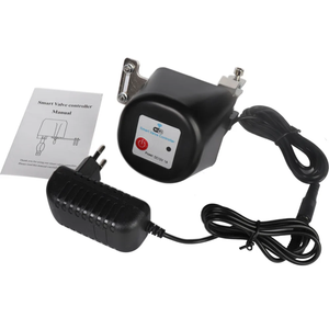 Electrovalva cu colier ajustabil pentru tevi de gaz/apa cu actionare automata WiFi, compatibil Tuya/Smartlife