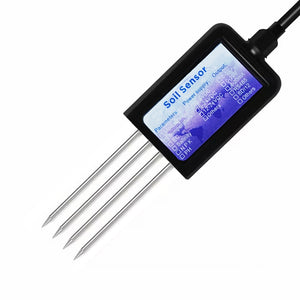 Senzor USB 8-în-1 pentru Parametrii Solului – Profesional, cu Afișare pe Telefon