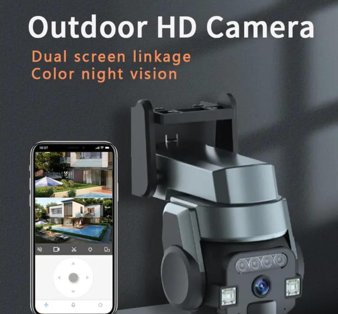 CAMERA EXTERIOR 5MP,DISPLAY DUAL,FILTRU UMAN