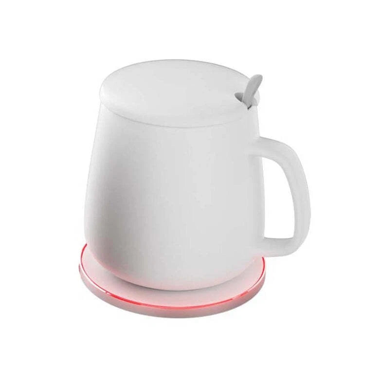 JAKCOM HC2S – Stație încărcare wireless Qi 18 W + Cană termo ceramică 400 ml