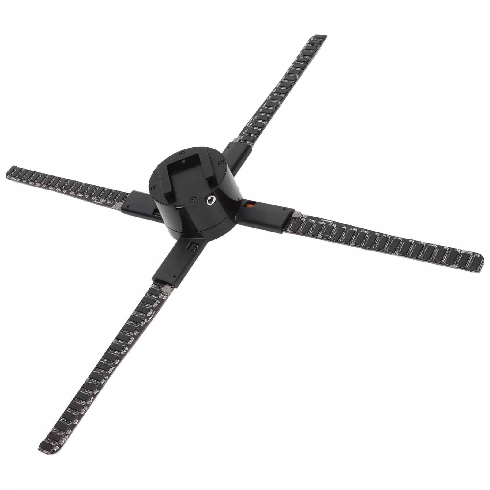 Proiector Holografic 3D LED Fan G552‑52 – 52 cm, 4 lame, 2000×552, Control Wi‑Fi Local