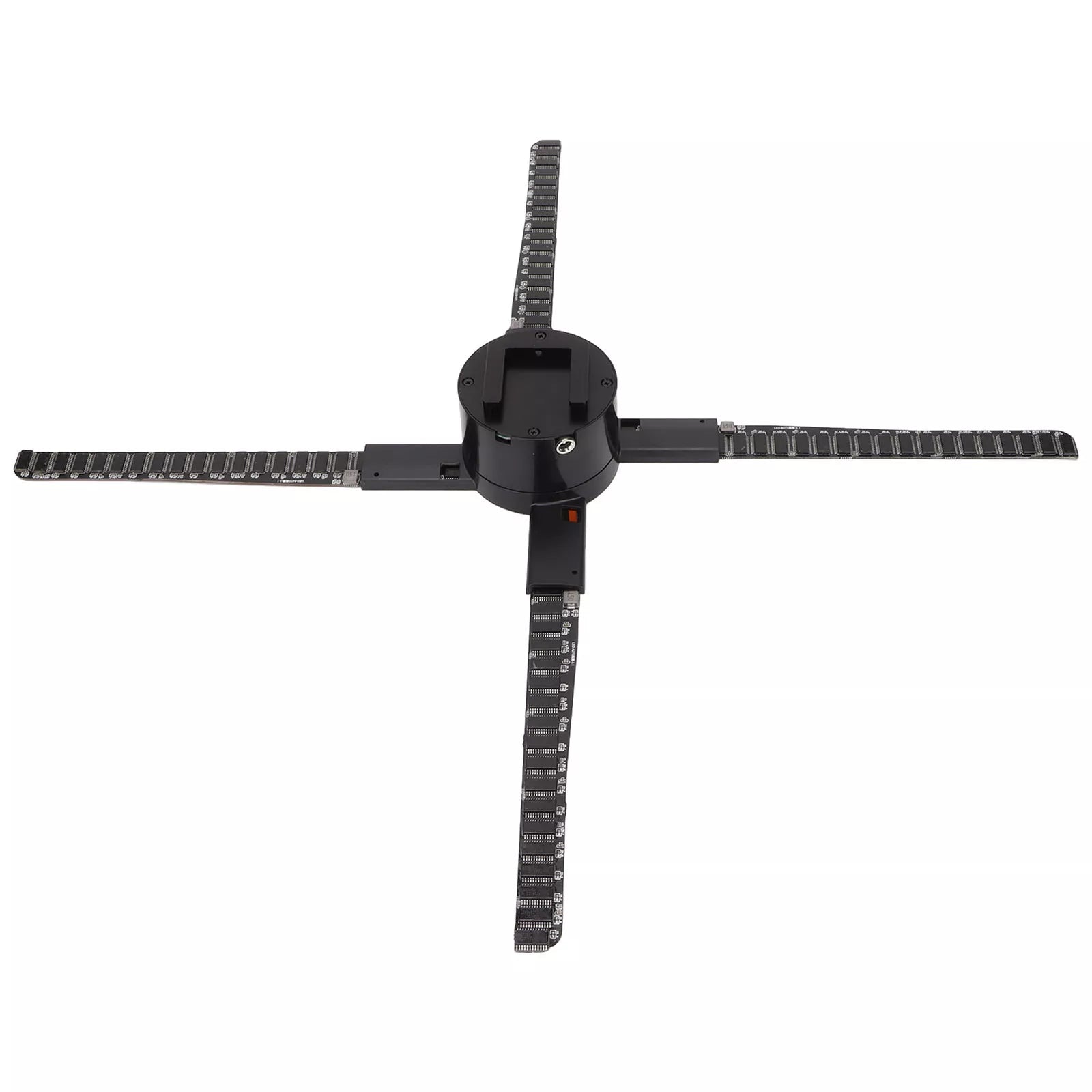 Proiector Holografic 3D LED Fan G552‑52 – 52 cm, 4 lame, 2000×552, Control Wi‑Fi Local