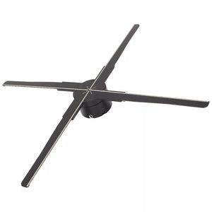 Proiector Holografic 3D LED Fan G552‑52 – 52 cm, 4 lame, 2000×552, Control Wi‑Fi Local