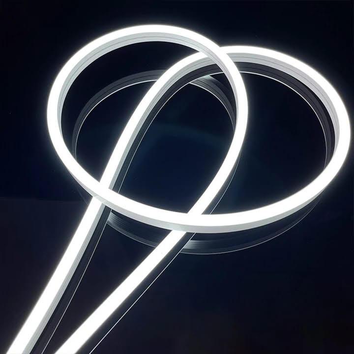 Furtun LED luminos Neon flex slim alb rece 12V