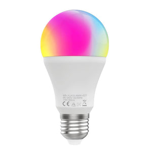Bec LED smart 10W E27 compatibil cu Google Home si Amazon Alexa RGB+CCT